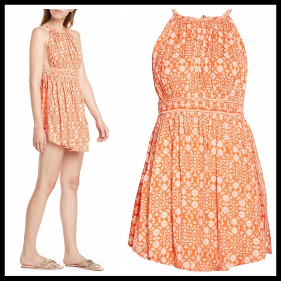 FREE PEOPLE BOHO TUNIC FLOWY MINI TANK DRESS A2C - Picture 10 of 16